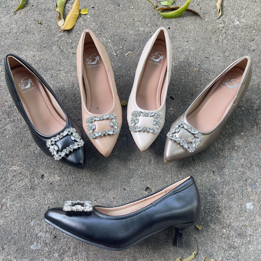 PS520 รองเท้าคัชชูส้นสูง 2 นิ้ว