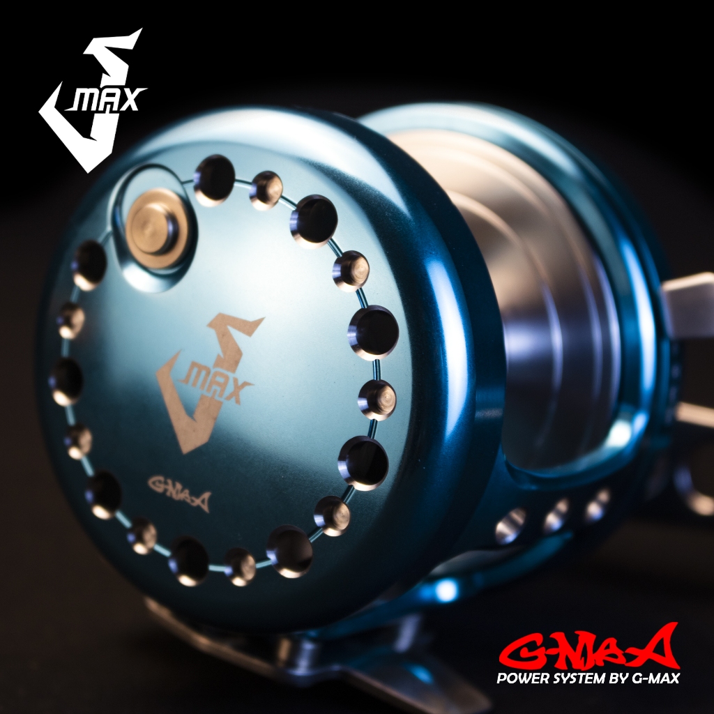 รอกตกปลาบึก G-max J-max 2026 ( หมุน ขวา ) เท่านั้น ส่วนประกอบหลักทั้งหมดผลิตจาก อลูมิเนียมเกรดสูง