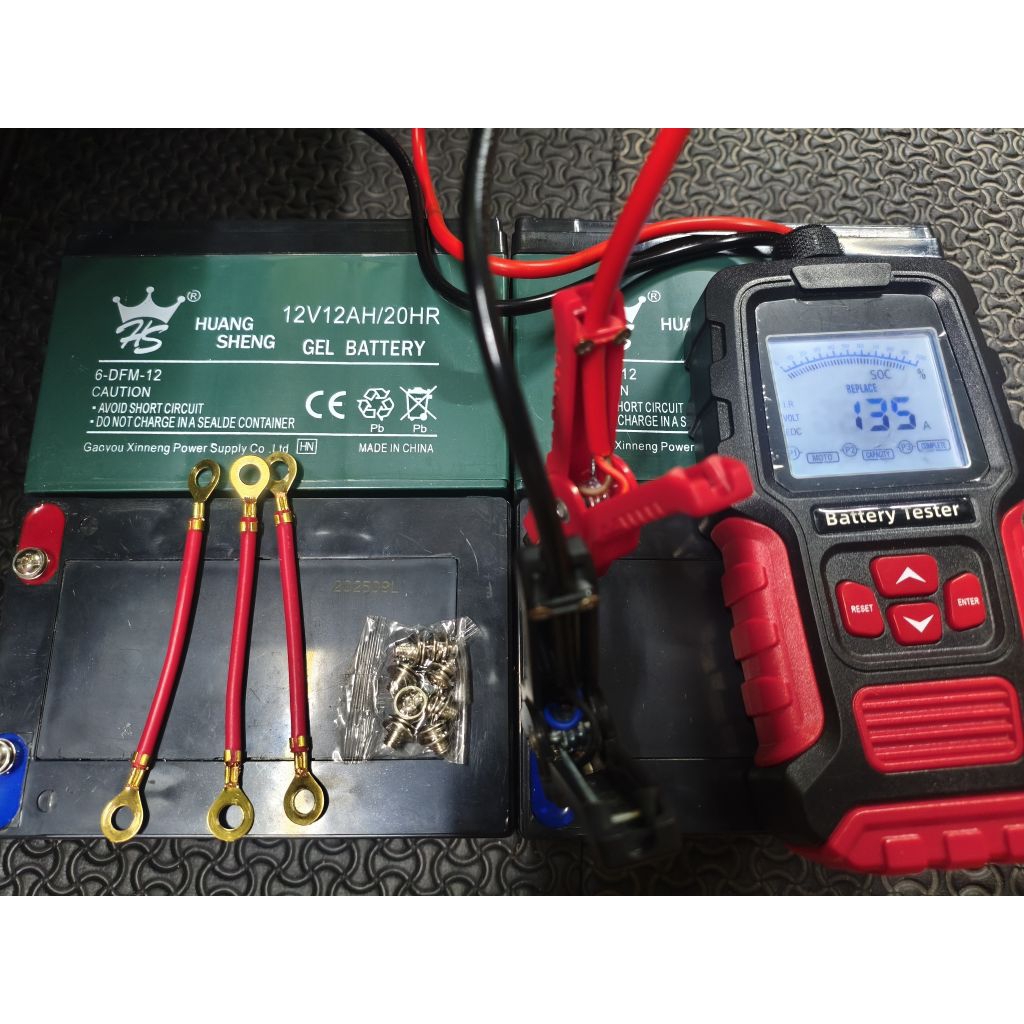 แบตรถไฟฟ้า48v12AH (12v12AH4ลูก) ของใหม่ยังไม่ได้ใช้