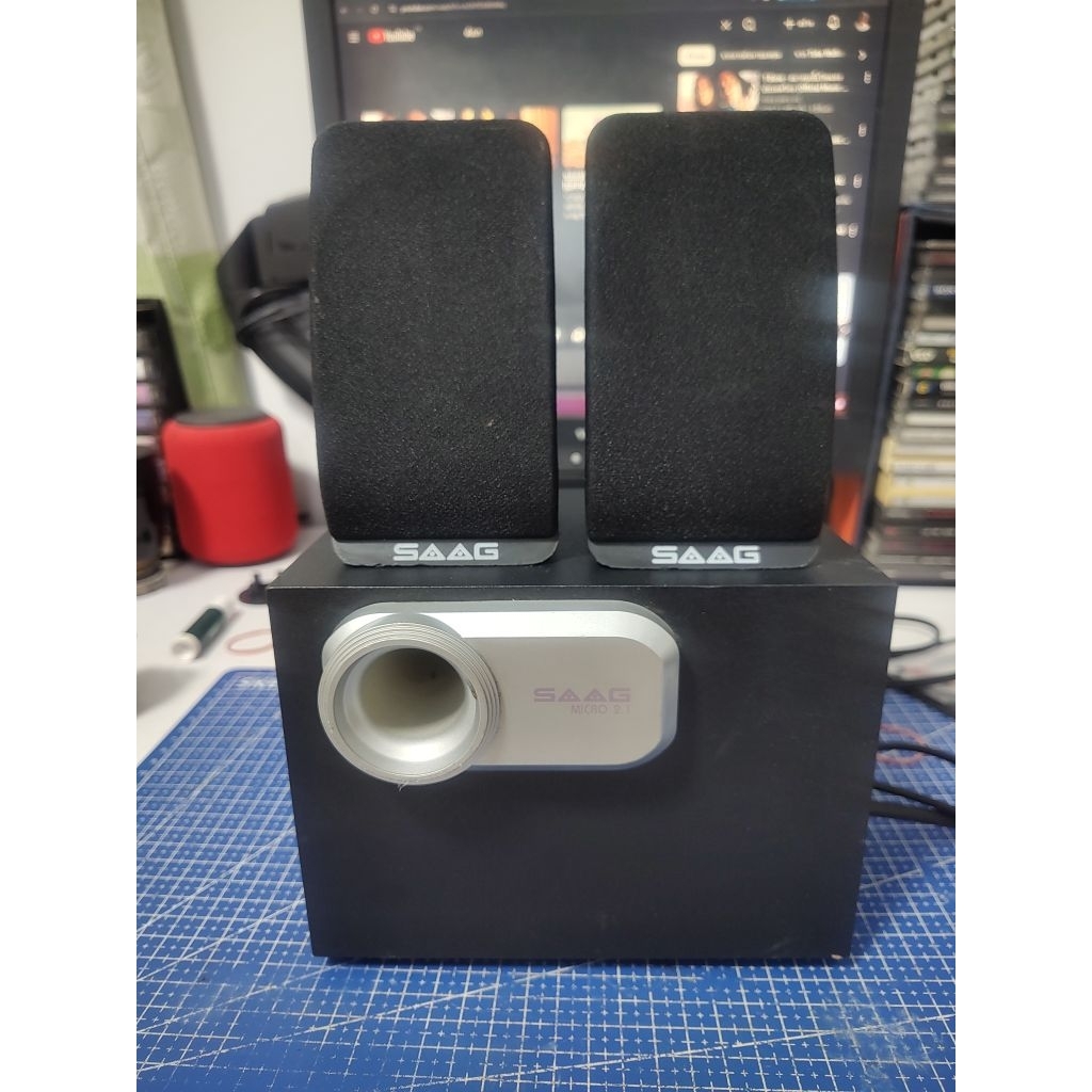 ลำโพงคอม SAAG Micro 2.1 มือสอง