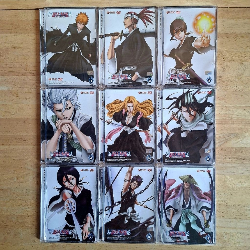 DVD หนังการ์ตูนอนิเมะ Bleach (บลีซ เทพมรณะ) (ขายยกชุด)