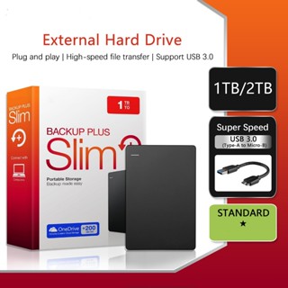 ฮาร์ดไดรฟ์ภายนอก External Hard Disk ฮาร์ดดิสพกพา HDD 4TB/2TB…