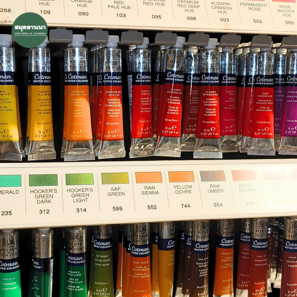 สีน้ำ​ คอทแมน​ วินเซอร์แอนด์นิวตัน Cotman Watercolour Winsor & Newton 8 ml.