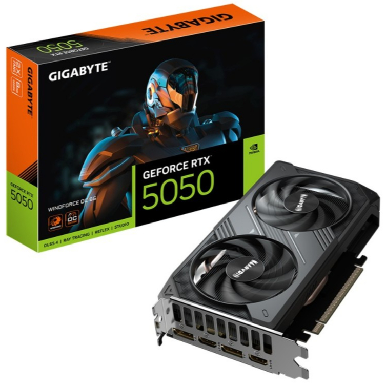 GIGABYTE RTX5050 WINDFORCE 8GB GDDR6