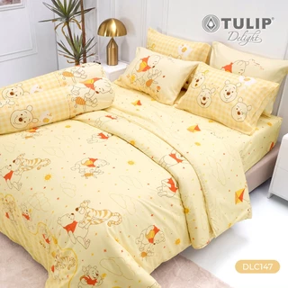 TULIP Delight ชุดผ้าปูที่นอน หมีพู ลิขสิทธิ์แท้ดิสนีย์ Disney Winnie The Pooh DLC147 ผ้าห่ม ผ้านวม ผ้าปูที่นอน