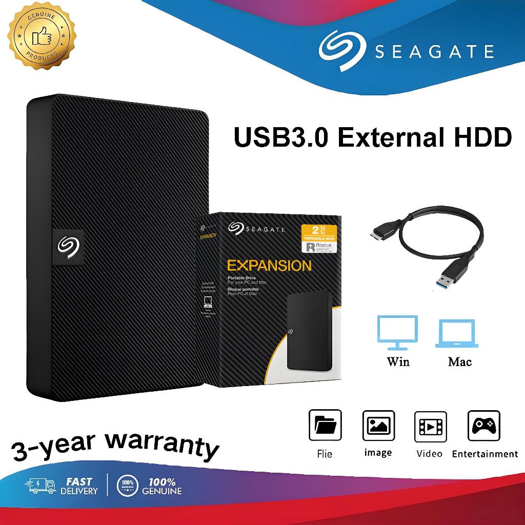【จัดส่งตลอด 24 】1TB/2TB/4TB Expansion Rescue HDD Portable hard drives 2.5'' External Hard Disk USB3.