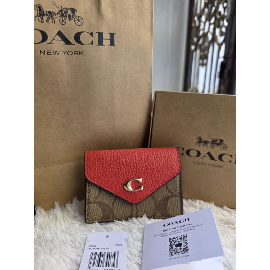 ใส่บัตร ใส่เงิน coach c6889 ✅coachแท้ 100%✅