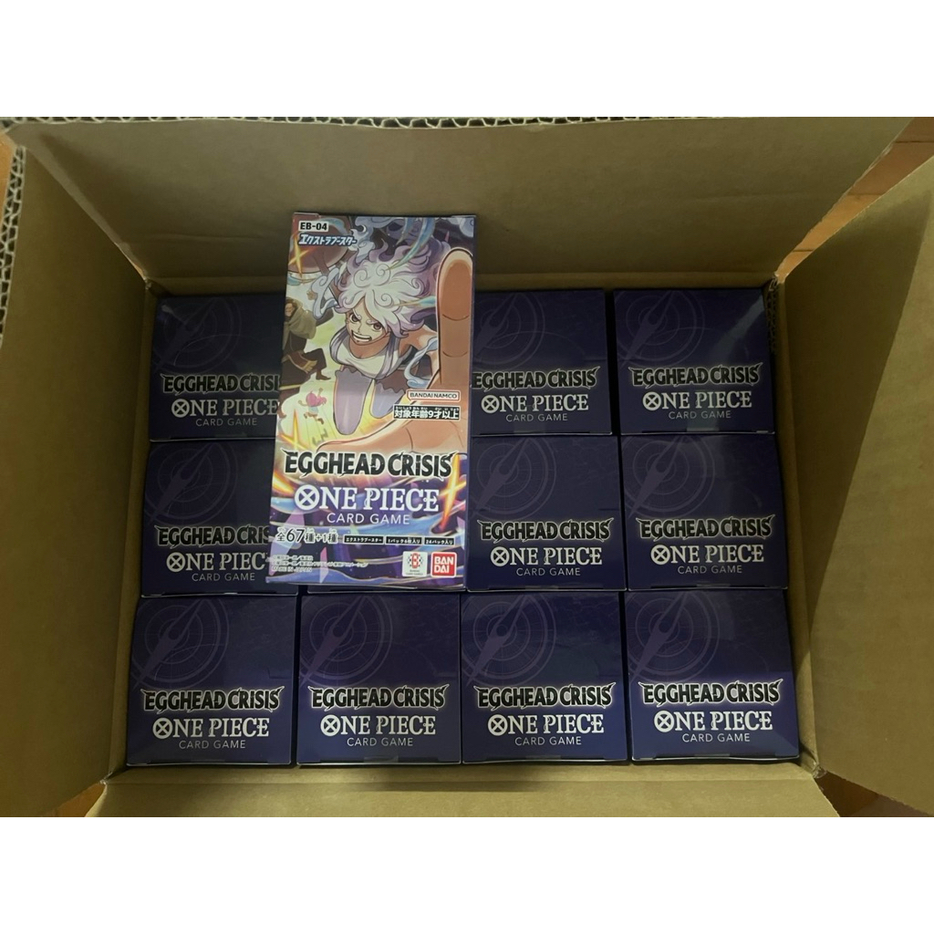 One Piece Booster box ชุด eb-04, eb-03, prb-02, op-13 และชุดซีรี่ย์อื่นๆ เซ็ตกล่อง ของแท้ เปิดคารตั้น lot 🇯🇵
