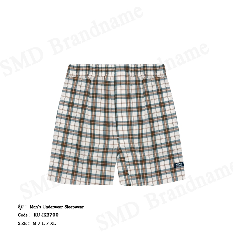Jockey กางเกงขาสั้นผู้ชาย รุ่น Man's Underwear Sleepwear Code: KU JKB700