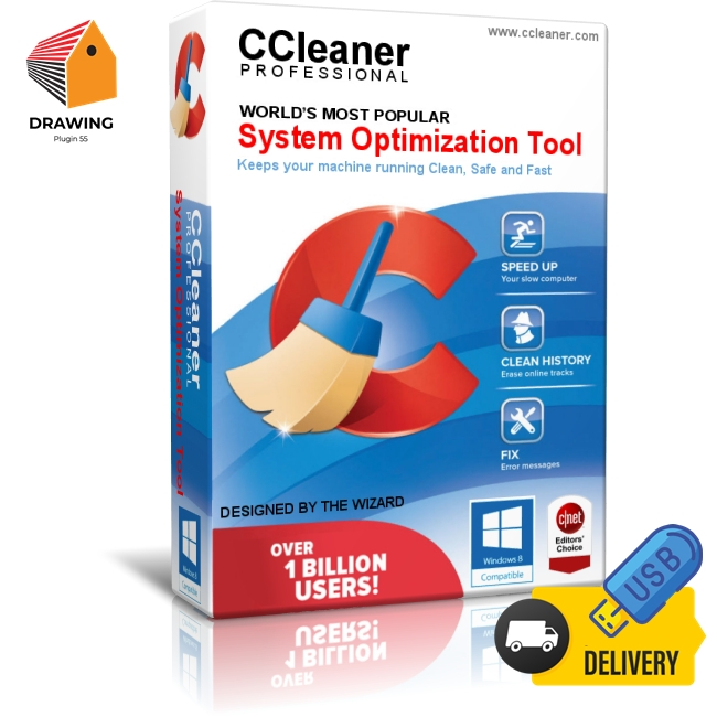 CCleaner Professional 2023 Portable แบบพกพาไม่ต้องติดตั้ง ทำความสะอาด PC ⭐จัดส่งshopee express