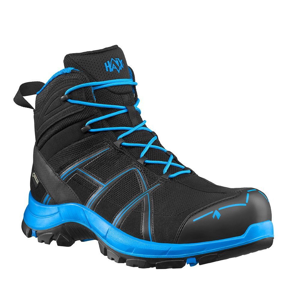 HAIX Black Eagle Safety mid black blue