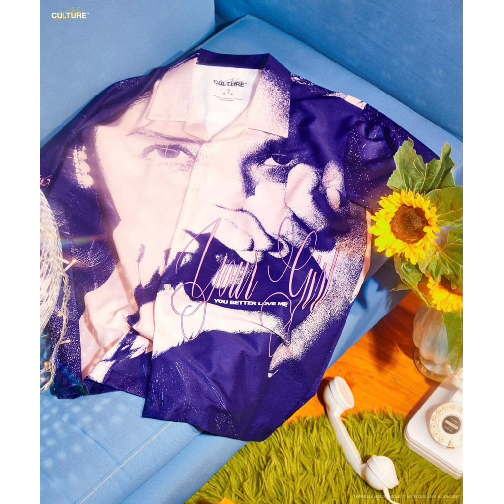 เสื้อ VAC Culture x V VIOLETTE YOU BETTER LOVE ME BOWLING SHIRT