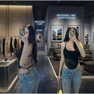 เสื้อบอดี้สูท ติดกระดุมงานผ้าเรย่อน  แนะนำสูงไม่เกิน 170ใส่ส…