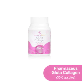 Pharmazeus Gluta Collagen กลูต้า คอลลาเจน อาหารเสริมบำรุงผิว ช่วยให้ผิวใส ดูอ่อนเยาว์