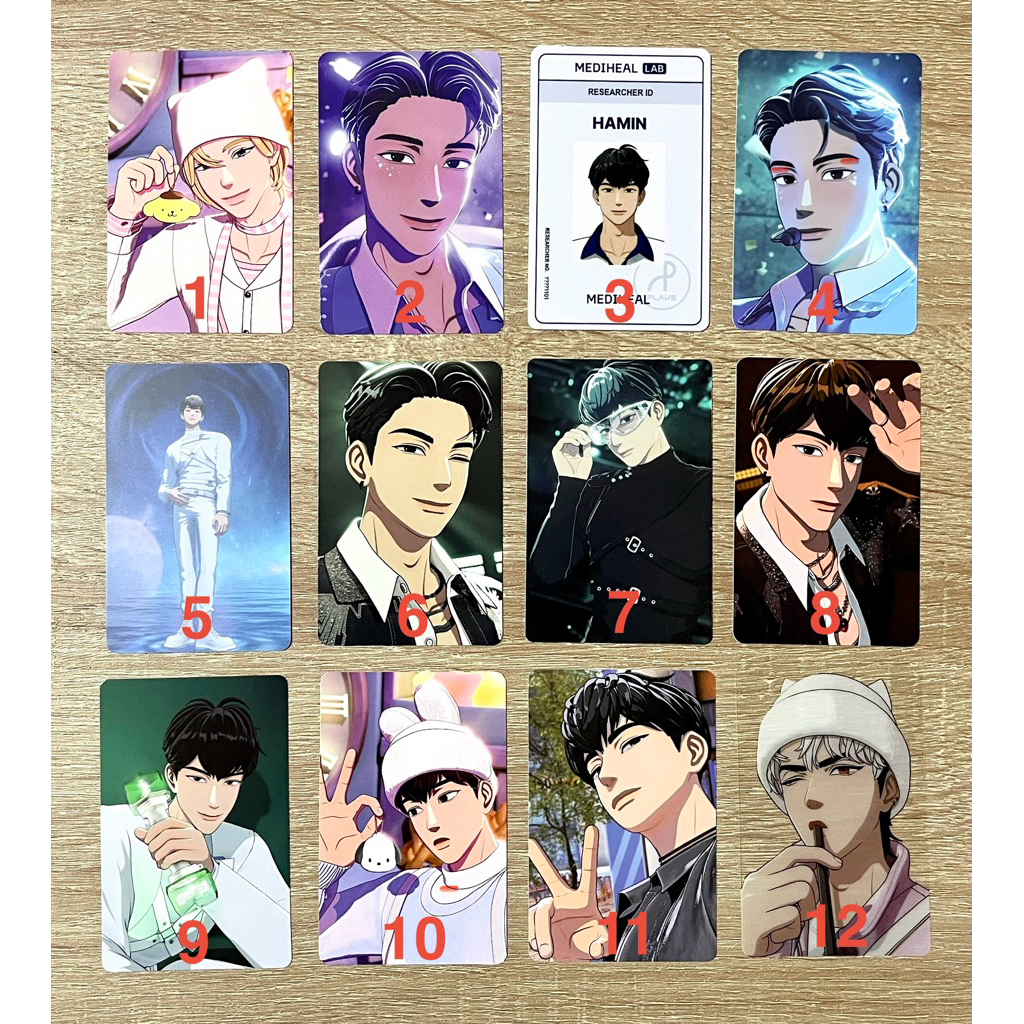 การ์ด PLAVE Noah Hamin Yejun Eunho Bamby PLAVE Card