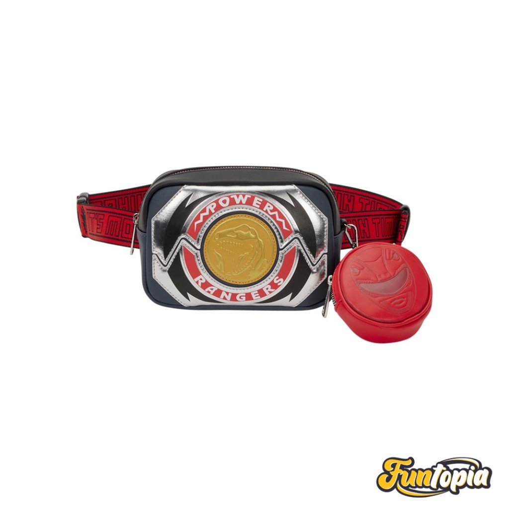 Funko (PWRTB0003) Red Rangers Sling Bag: Mighty Morphin Power Rangers by Loungefly