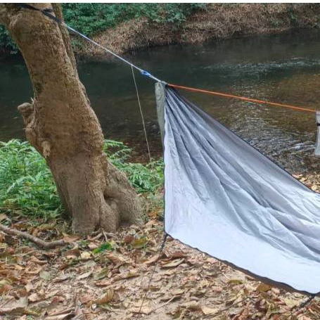 เขางูเอ้าท์ดอร์ เปลเดินป่า Ultralight Silver น้ำหนักเบา ~600 กรัม thumbnail 3
