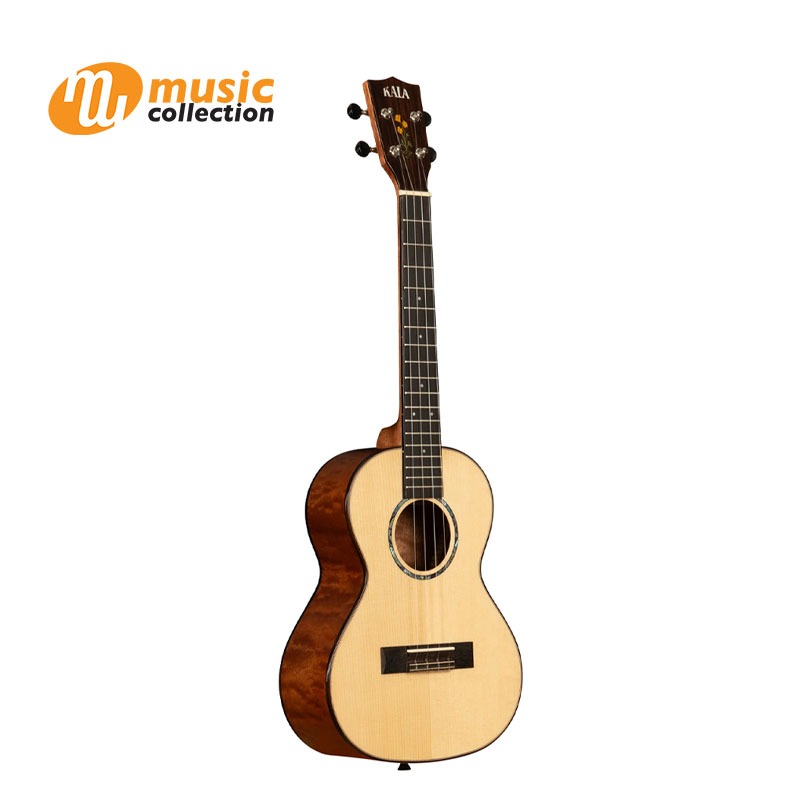 อูคูเลเล่ KALA 20TH ANNIVERSARY SOLID SPRUCE TOP QUILTED  SAPELE  TENOR  UKULELE  [FREE BAG]