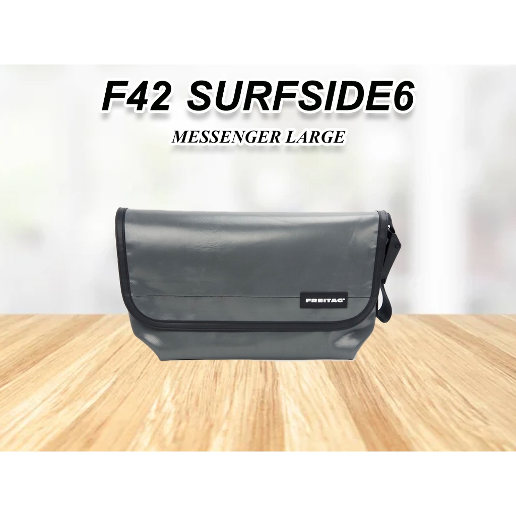 กระเป๋า FREITAG รุ่น F42 SURFSIDE6 (ผ้าเทาแลมโบ-ไส้ขาว) มือ1 สวยๆ