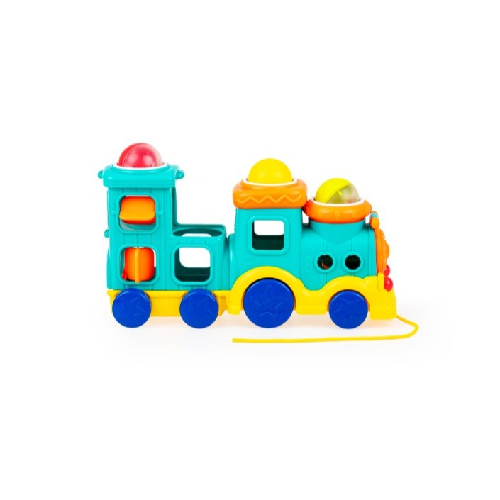 Wel-B x Infunbebe Pounding Ball Train (รถไฟตีลูกบอล) - ชุดรถไฟพร้อมค้อนและลูกบอล ของเล่นเสริมพัฒนาการ — صورة 4