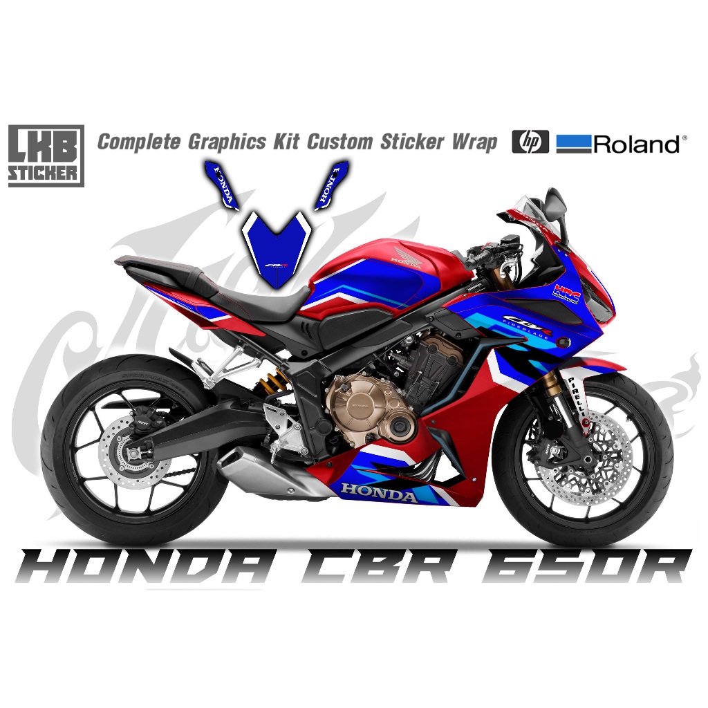 สติ๊กเกอร์แต่งลายรถ Honda Cbr 650R 2019 – 2023 ลาย CBR FIREBLADE ราคา ถูกที่สุด ดีลบีเคเค แกลเลอรีภาพที่ 6