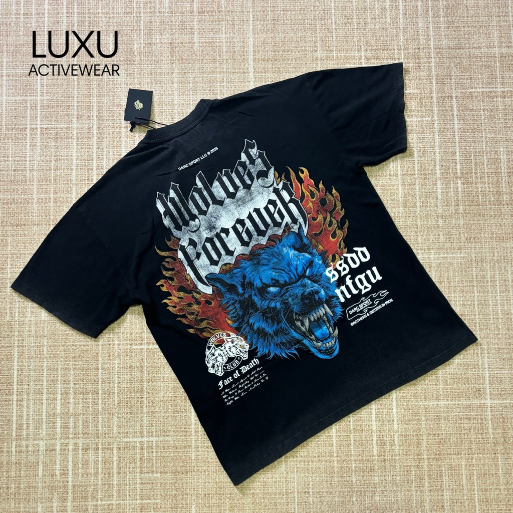 (พร้อมส่ง) DARC SPORT เสื้อยืด Oversized Death Wolf "Premium" Oversized Tee in Black ของแท้ 100%
