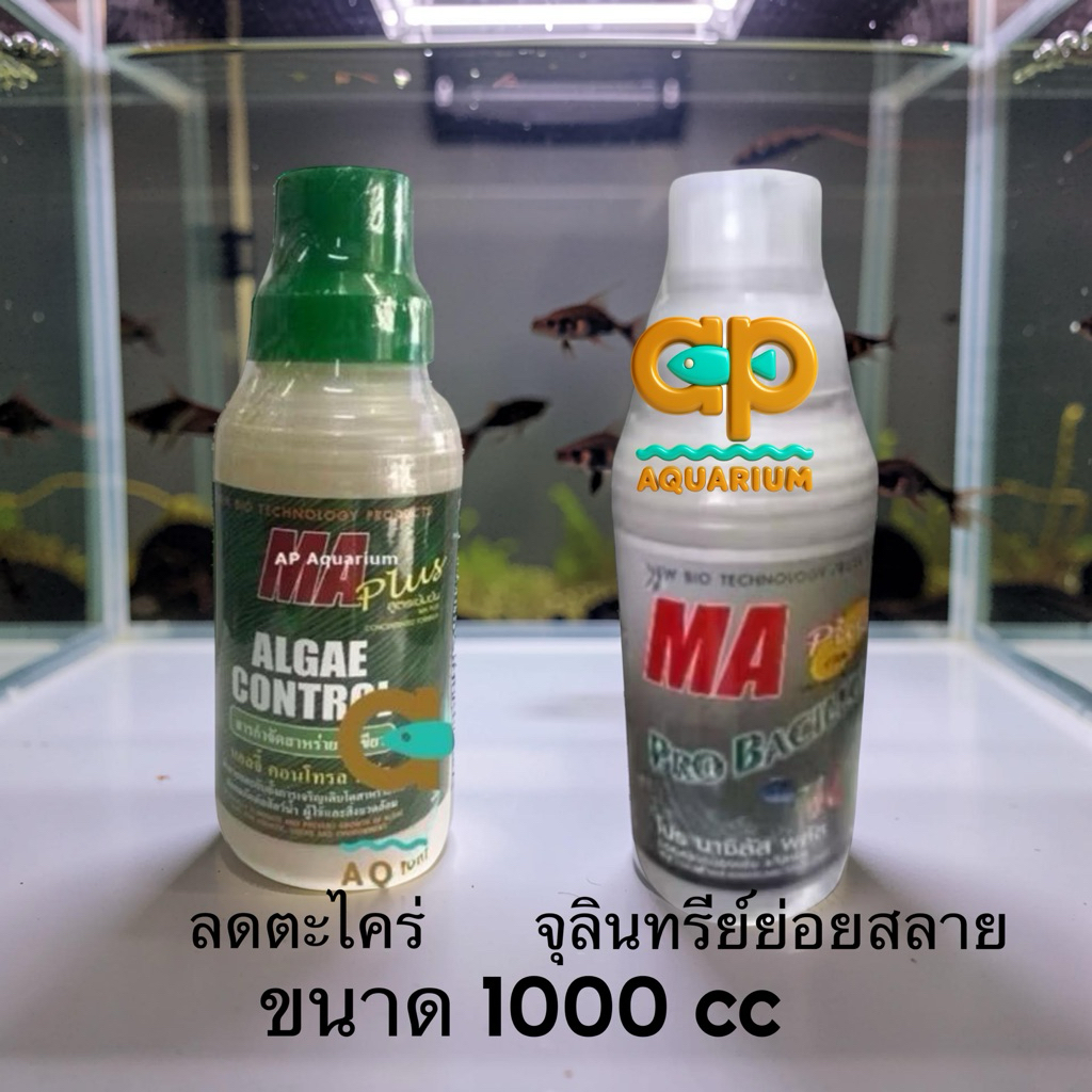 ALGAE CONTROL PLUS 1000cc ลดตะไคร่ PRO BACILLUS PLUS 1000 cc จุลินทรีย์น้ำ ย่อยสลายของเสียและแก๊สพิษ