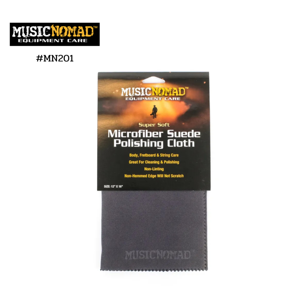 MUSICNOMAD MICROFIBER SUEDE POLISHING CLOTH #MN201 – ผ้าเช็ดกีตาร์ไมโครไฟเบอร์