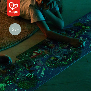 Hape Magic Forest Glow-in-the-Dark Puzzle, 1.5 m, 6Y+ image 3