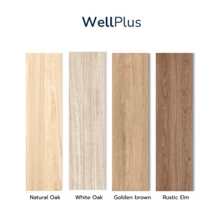 WellPlus กระเบื้องยางลายไม้ SPC หนา 5 มม. แข็งแรงทนทาน กันน้ำได้ 100% พร้อมโฟม IXPE
