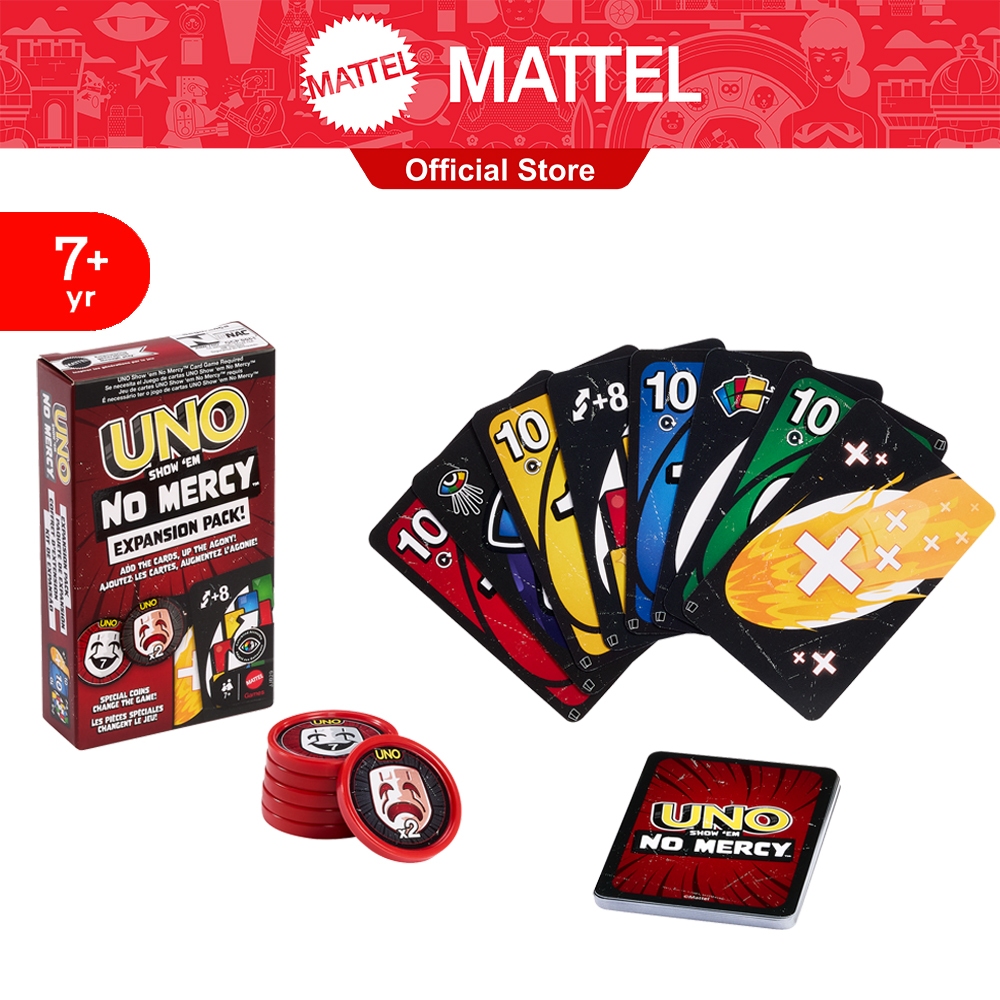 การ์ดเสริม  อูโน่ โนเมอร์ซี่ UNO Show 'em No Mercy Expansion Pack การ์ดเสริม  อูโน่ โนเมอร์ซี่ JJB29 VN