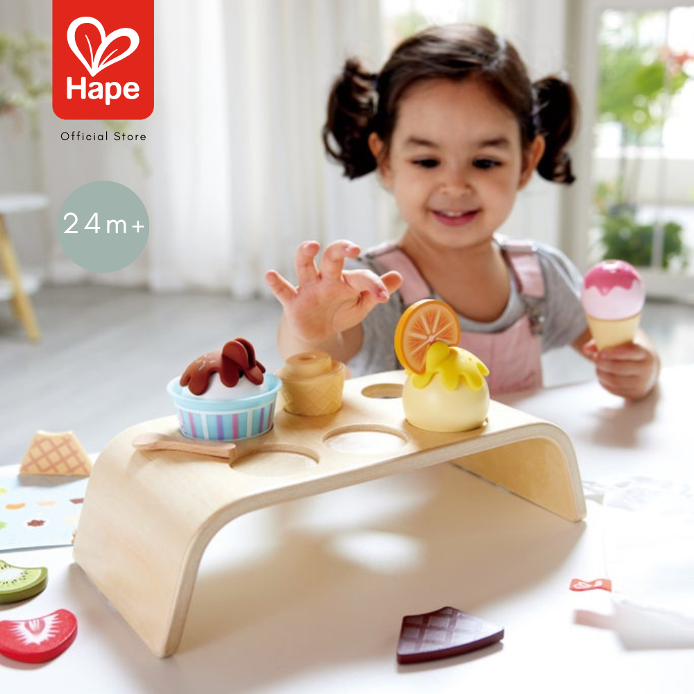 Hape Ice Cream Set	ของเล่นชุดตักไอศกรีม	24M+ รูปที่ 3