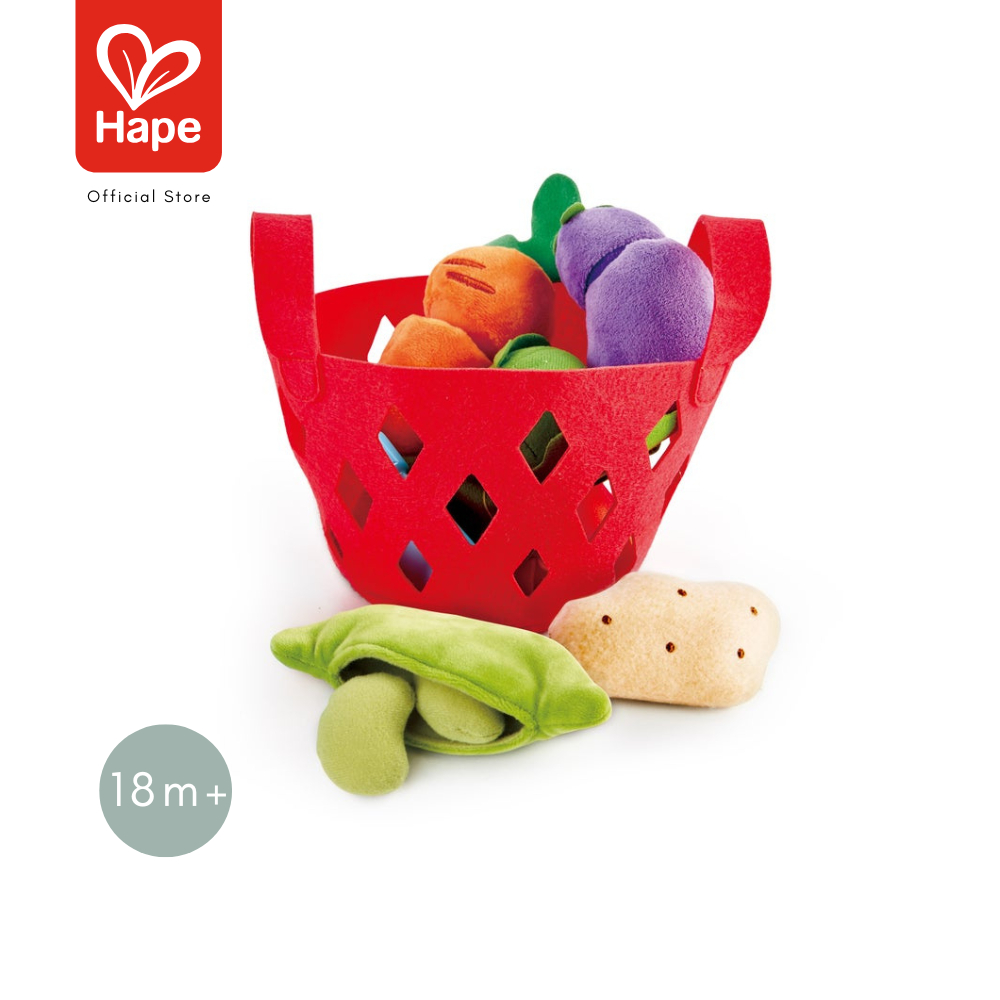 HAPE Toddler Vegetable Basket	ตะกร้าผักนุ่มนิ่ม	18M+ รูปที่ 7