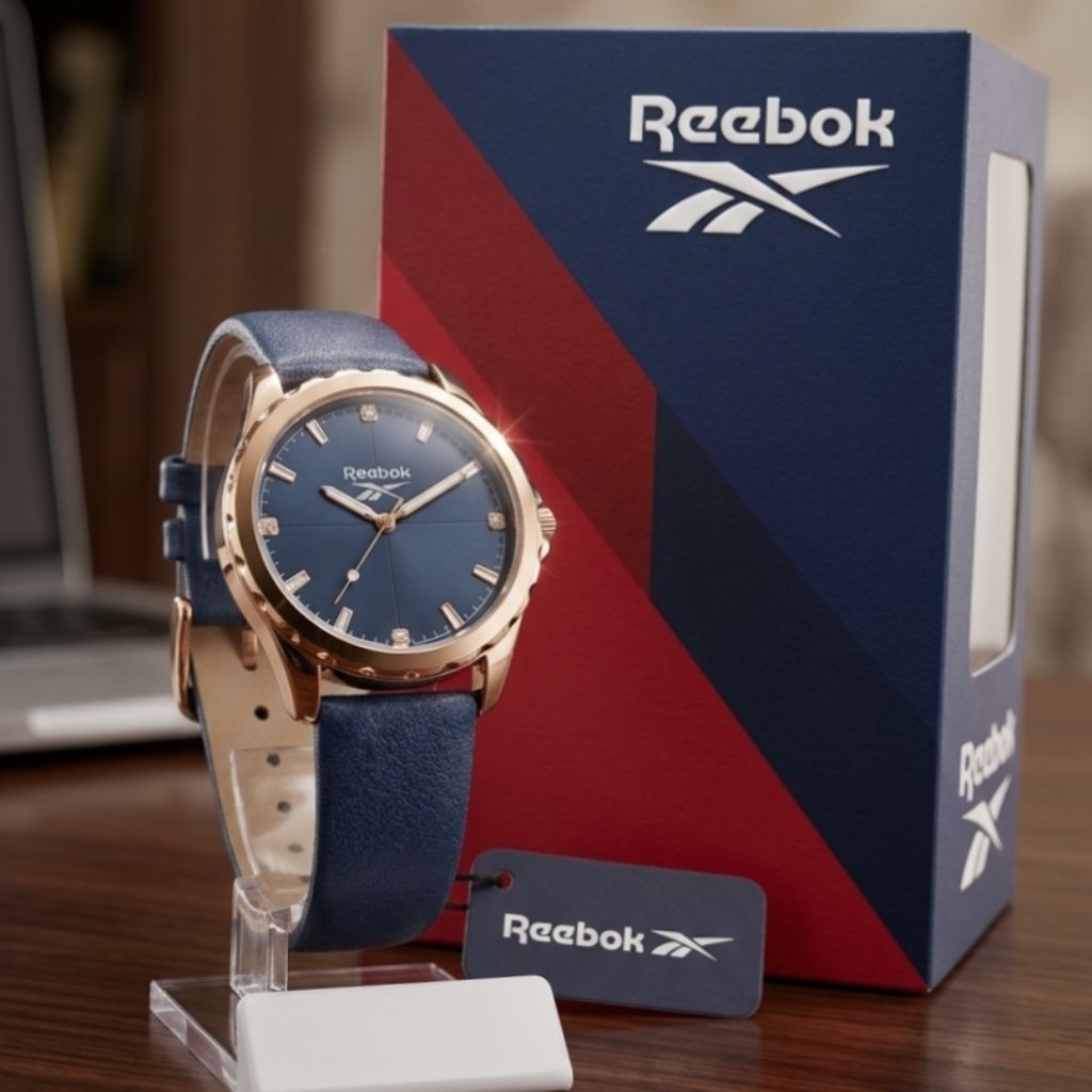 Reebok  นาฬิกาผู้หญิง  รุ่น RV-CRE-L2-A3LT-T3 สายหนัง