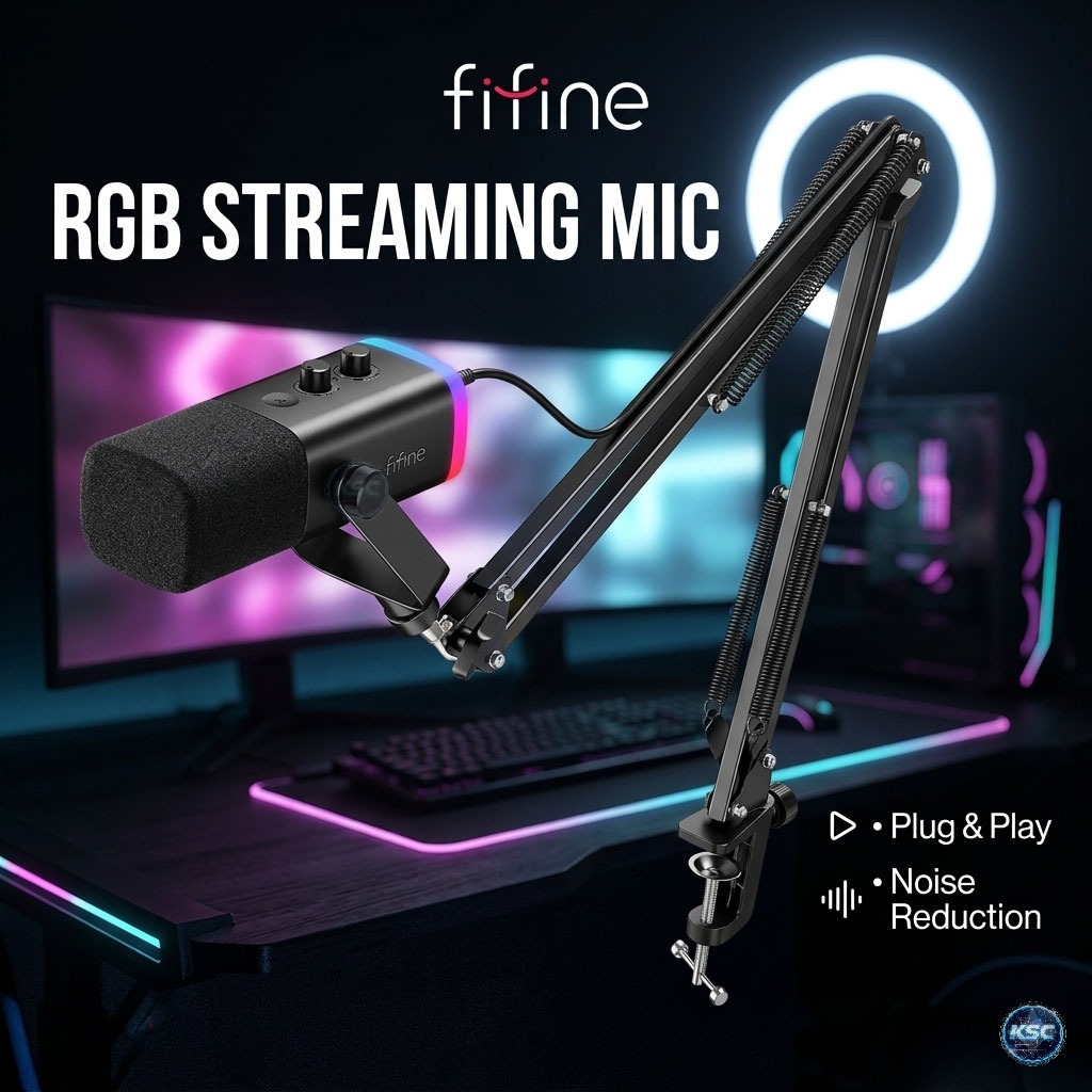 ส่งด่วน FIFINE AM8T AM8 TAM8 USB/XLR DYNAMIC MICROPHONE ไมโครโฟนไดนามิก AM8T USB Dynamic Mic