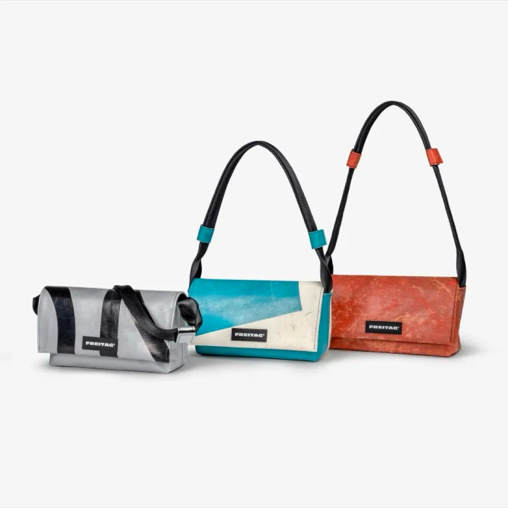 มือ 1 พร้อมส่งไทย!! FREITAG รุ่นใหม่ล่าสุด! F171 LAURA  Shoulder bag ใหม่จาก Zurich สะพายเท่ผ้าใบรถบ