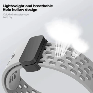 Breathable สำหรับ Redmi 5 Lite/5 Active แม่เหล็กซิลิโคนสร้อยข้อมือ Correa Xiaomi Redmi watch5 Active 22 มม.นาฬิกาสายรัด