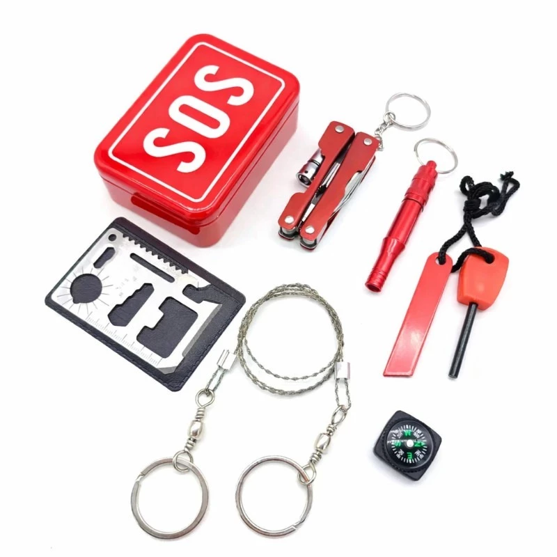 ชุดเอาตัวรอดฉุกเฉิน Outdoor Survival Kit อุปกรณ์แคมป์ปิ้ง เดินป่า thumbnail 9