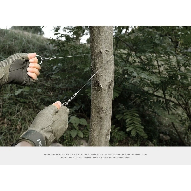 ชุดเอาตัวรอดฉุกเฉิน Outdoor Survival Kit อุปกรณ์แคมป์ปิ้ง เดินป่า thumbnail 8