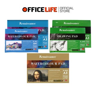 Renaissance (เรนาซองซ์) กระดาษร้อยปอนด์ สมุดวาดรูป รุ่น R-10…