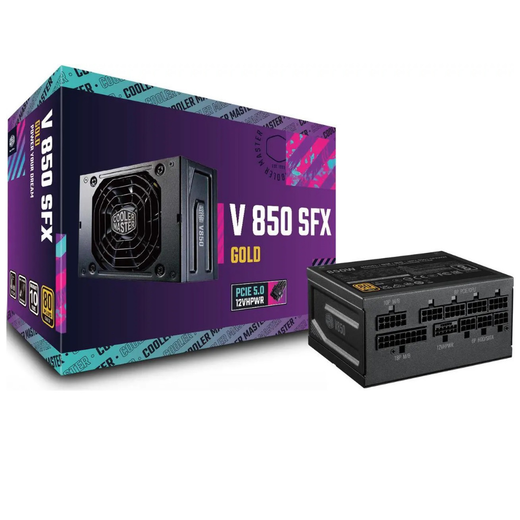 COOLER MASTER V SFX Gold 850 ATX 3.1 850W SFX POWER SUPPLY 10 Year Warranty (MPY-8501-SFHAGV-3E)
