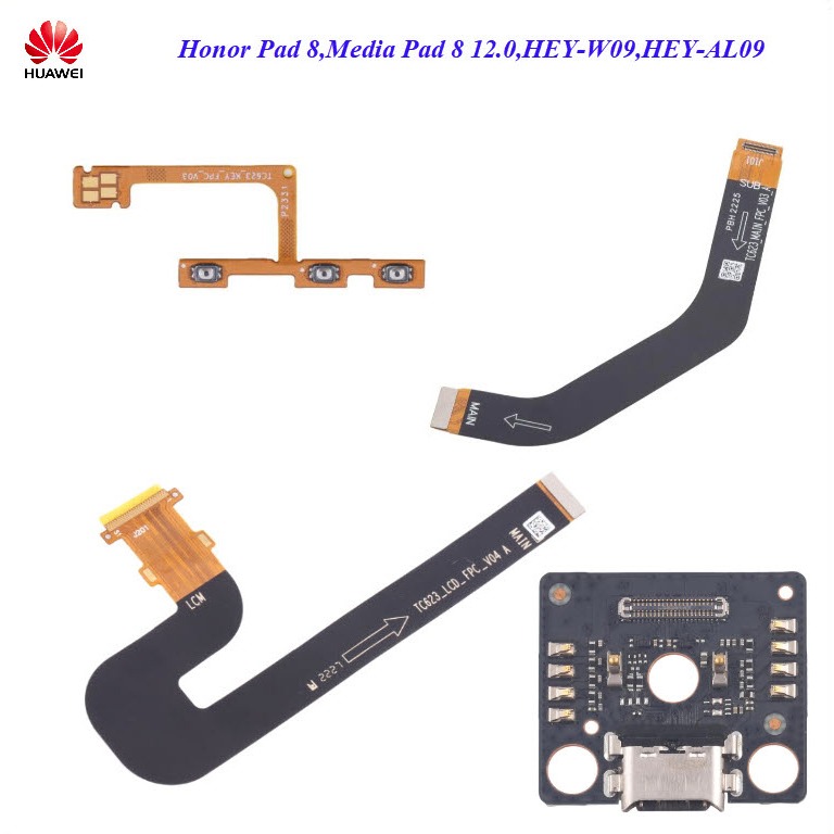 อะไหล่ Huawei Honor Pad 8,Media Pad 8 12.0,HEY-W09,HEY-AL09/สายแพร