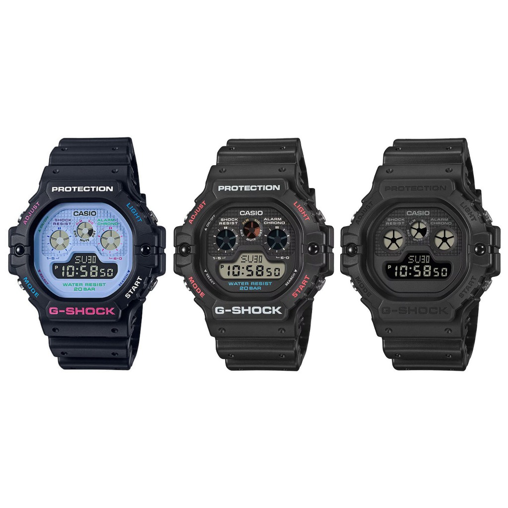 Casio G-Shock นาฬิกาข้อมือผู้ชาย รุ่น DW-5900U,DW-5900DN (DW-5900U-1,DW-5900UBB-1,DW-5900DN-1)