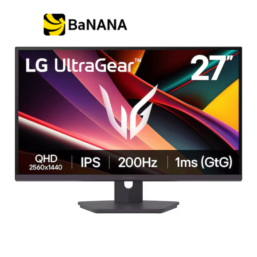 จอมอนิเตอร์ LG UltraGear G6 27G610A-B Gaming Monitor (IPS 2K 200Hz AMD FreeSync Premium) by Banana IT