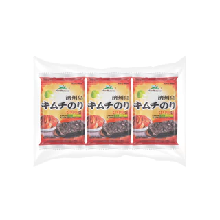 ก็อดบาวี่ สาหร่ายปรุงรส รสกิมจิ (5กรัม x 3) ขนมเกาหลี/ Godbawee Seaweed Kimchi Flavor (5g x 3)