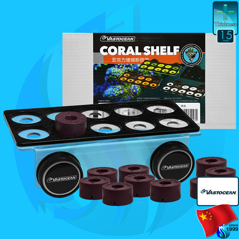 VastOcean Coral Shelf 10pcs. coral frag แผ่นวาง ปะการังแฟรก magnet holder ฐานรองแฟรก ปะการัง