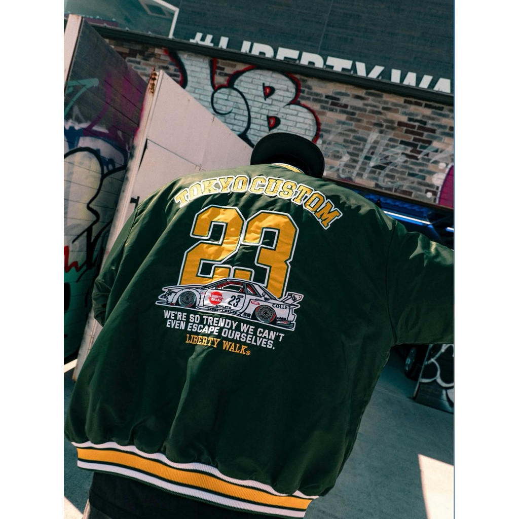 Liberty Walk LBWK Tokyo Custom Baseball Jacket🔥