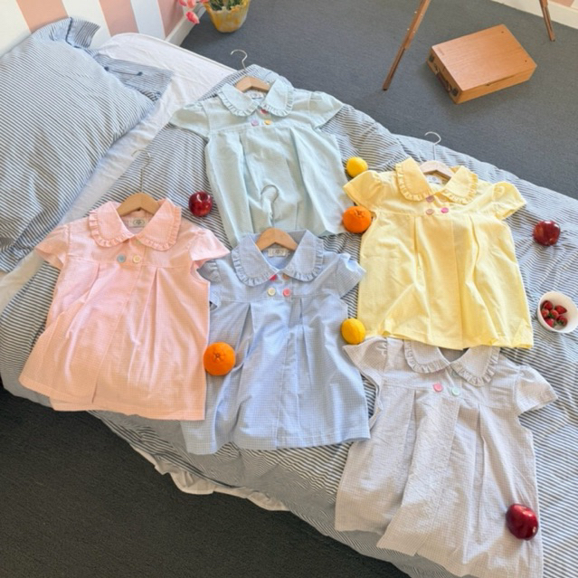 jellybutter - Pooklook Blouse ปุ๊กลุก เสื้อทรงป้ายปกระบาย มีเข็มกลัดให้