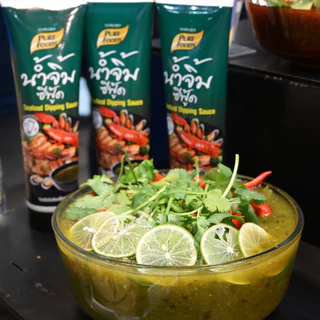 รวมรส น้ำจิ้ม สุกี้ หลอดบีบ ขนาด 330 กรัม Purefoods เพียวฟู้ดส์ น้ำจิ้มซีฟู้สด์ น้ำจิ้มแจ่ว อีสาน