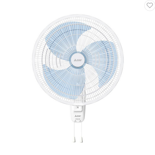 พัดลมติดผนัง 18 นิ้ว MITSUBISHI W18A-GC สีขาว/สีเทา